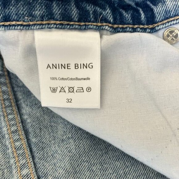 Anine Bing Sonya Jean - Acid Washed Blue - Picture 8 of 10
